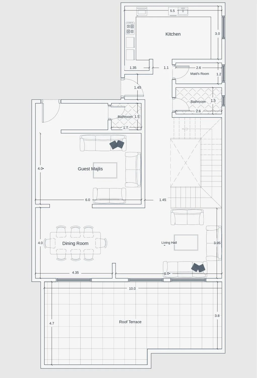 Front Facing Terrace Apartment