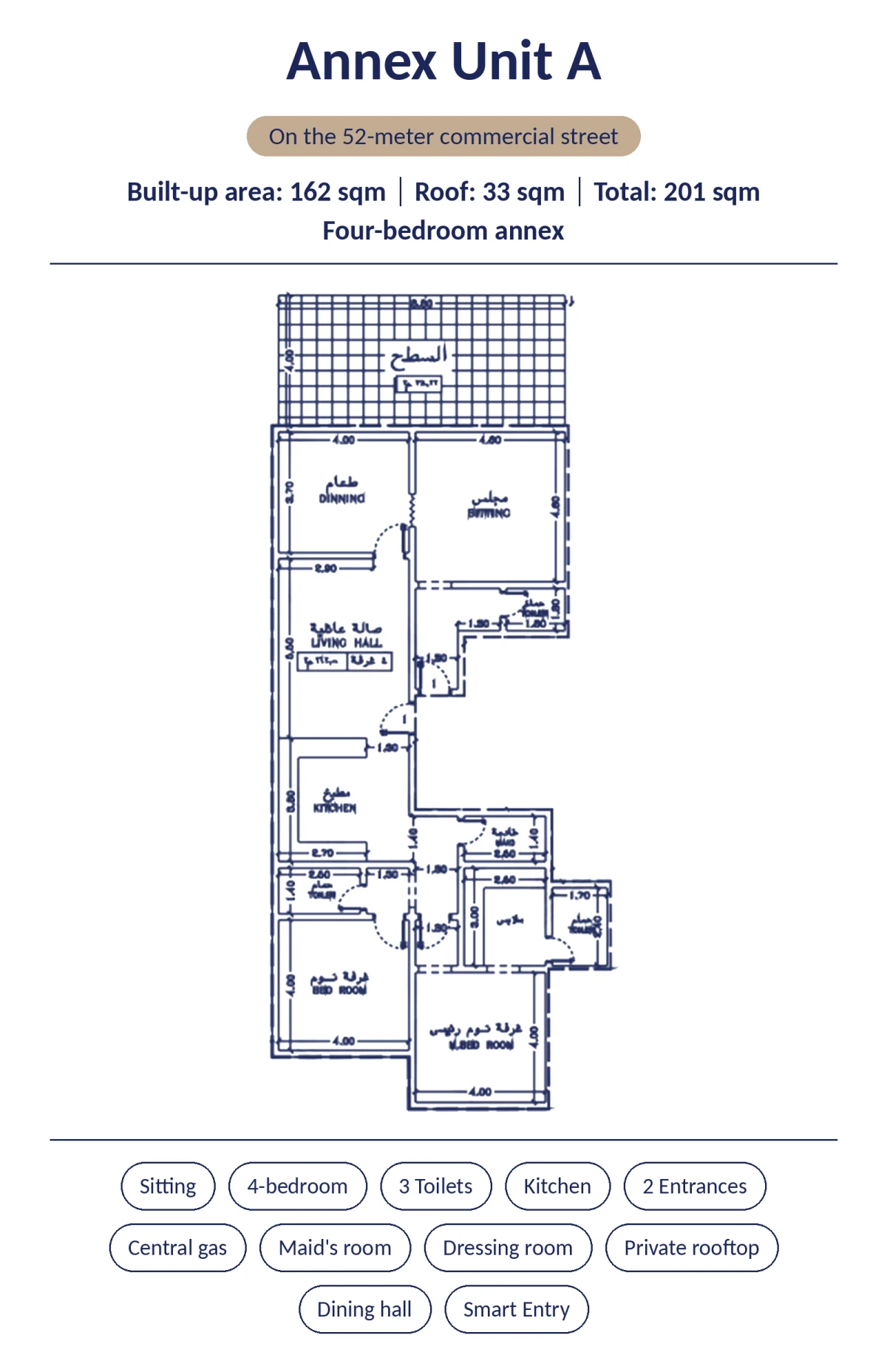 Annex Unit A 201sqm 4 Bedroom Apartment
