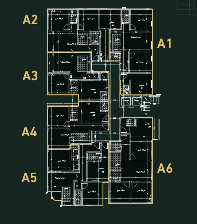 Layout of Apartment A