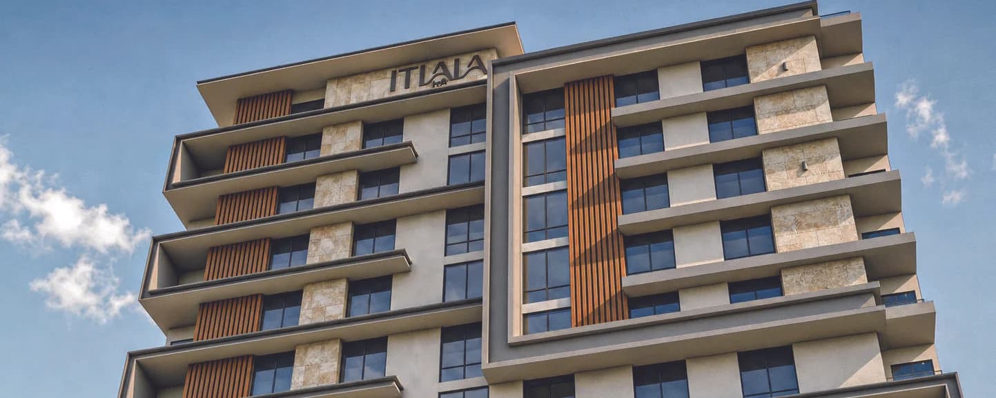 Front Facade & Private Balconies
