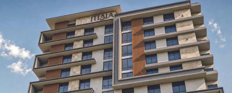 Front Facade & Private Balconies